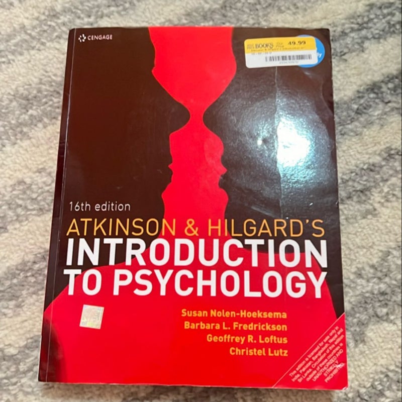 Atkinson and Hilgards Introduction to Psychology 