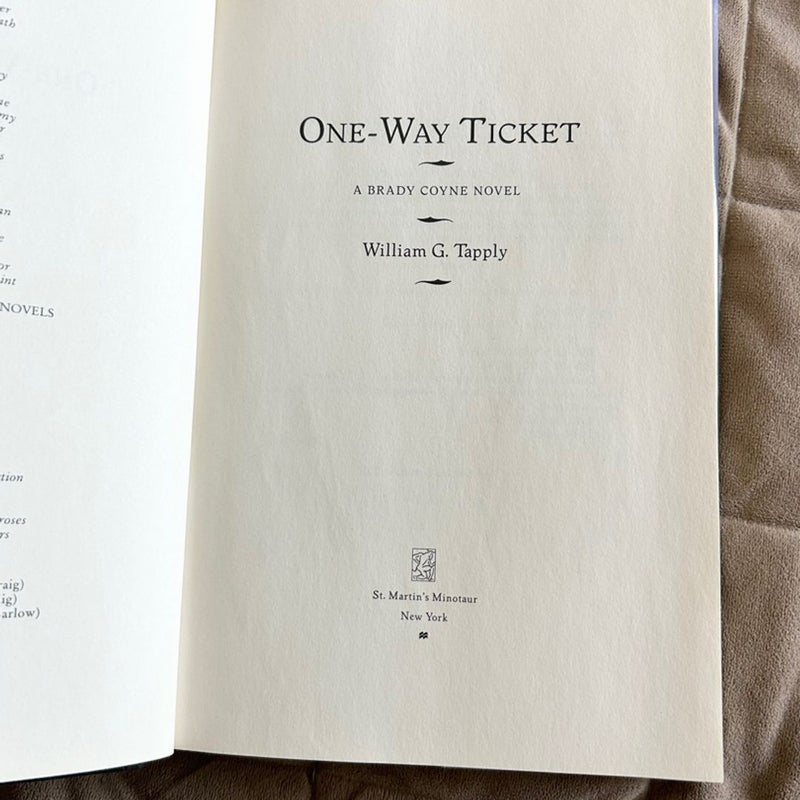 One-Way Ticket