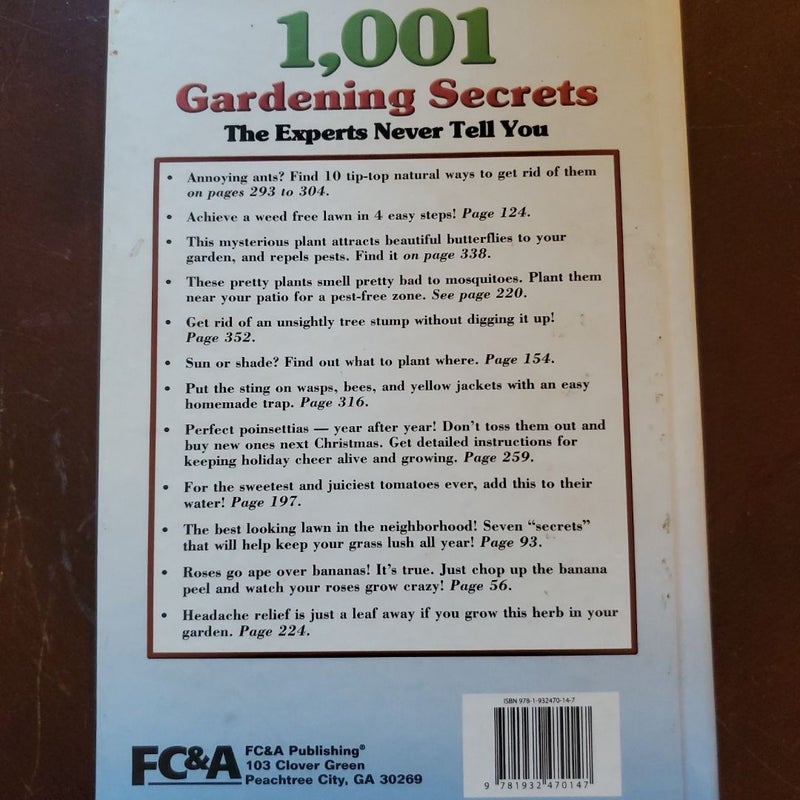 1001 gardening secrets