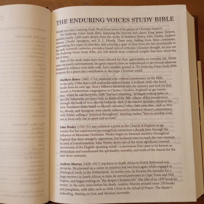 The Enduring Voices Study Bible