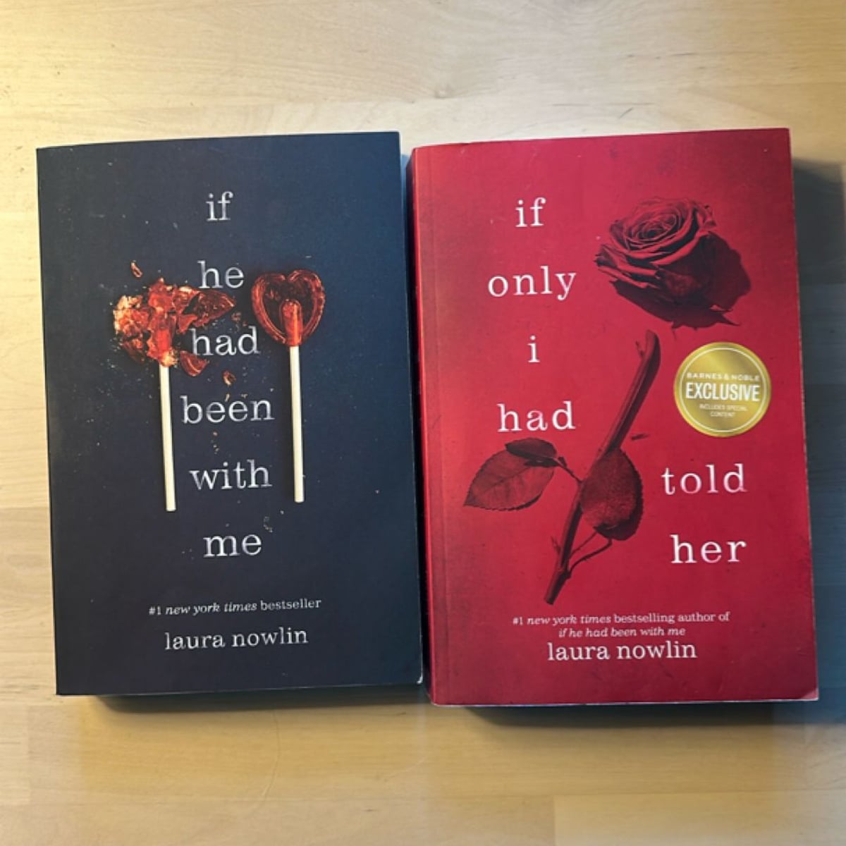 If he had been with me 2 Book Bundle by Laura Nowlin, Paperback ...