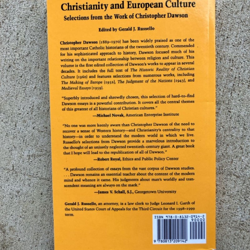 Christianity and European Culture