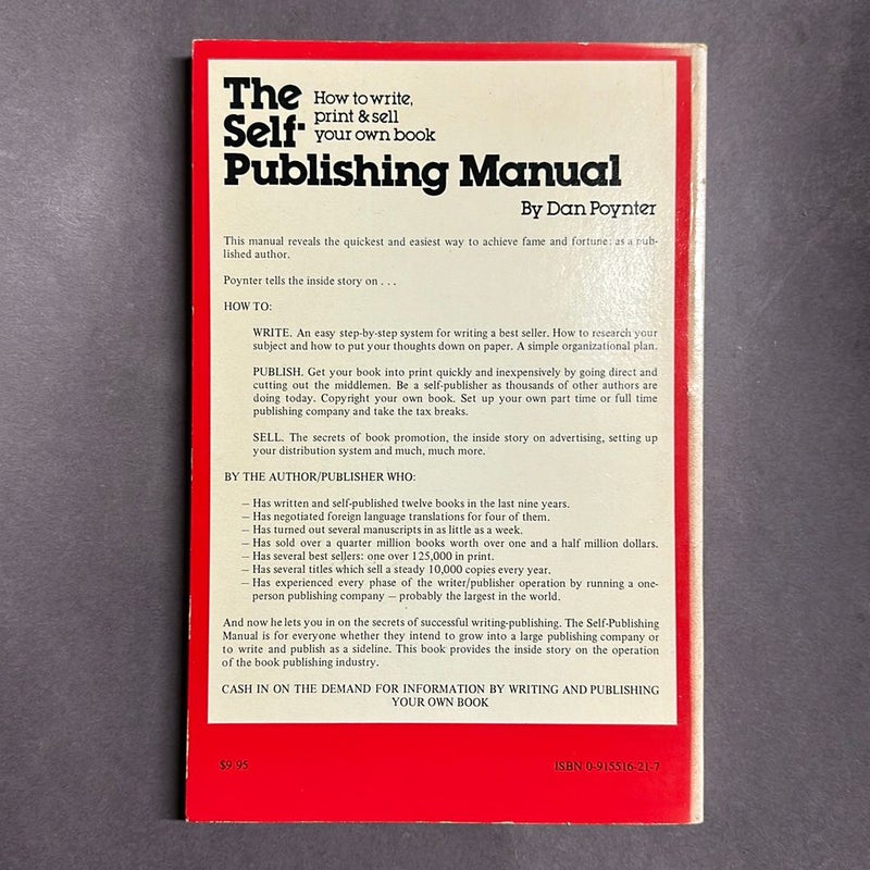 The Self-Publishing Manual