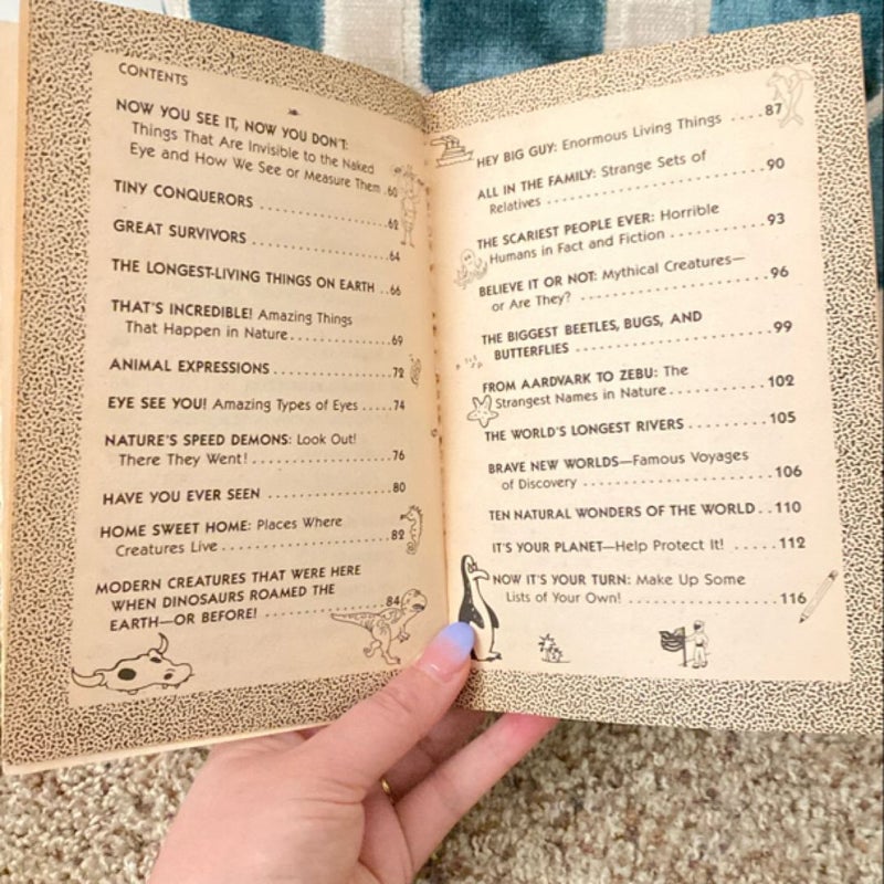 The Best Ever Kids’ Book of Lists