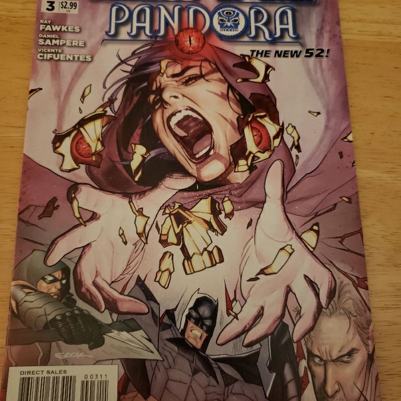 DC Comics Trinity War: Trinity of Sin: Pandora #3 New 52