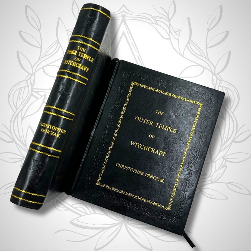 The Outer Temple of Witchcraft & The Inner Temple of Witchcraft by Christopher Penczak - Leather-Bound Edition