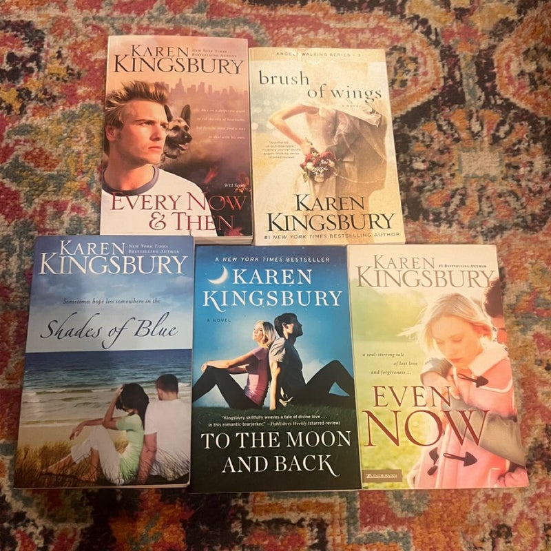 Lot Of 5 Karen Kingsbury Books Trade PB VG