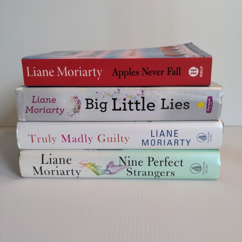 *LIANE MORIARTY BUNDLE* Big Little Lies; Truly Madly Guilty; Nine Perfect Strangers; Apples Never Fall