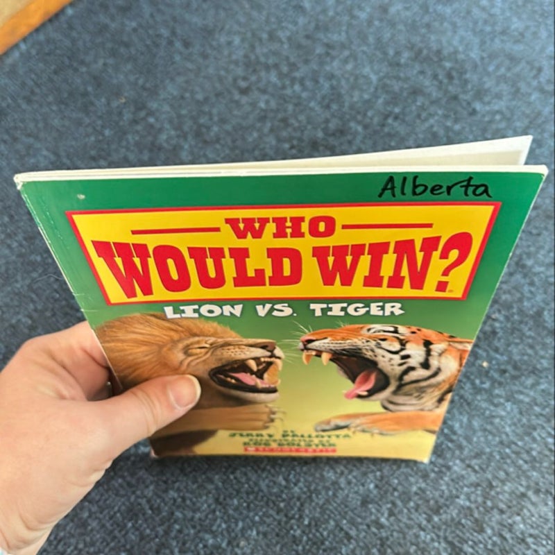 Who Would Win? - Lion vs. Tiger