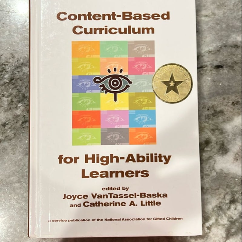 Content Based Curriculum for High Ability Learners