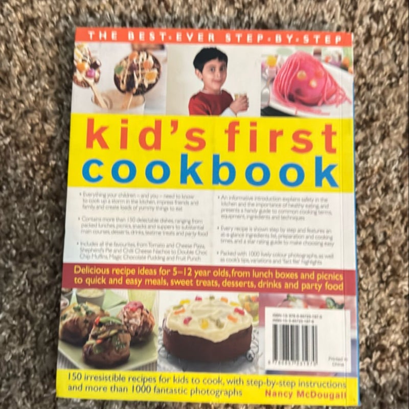 The Best-Ever Step-by-Step Kid's First Cookbook