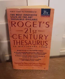 Roget's 21st century thesaurus 