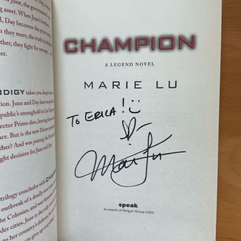 Champion (signed)