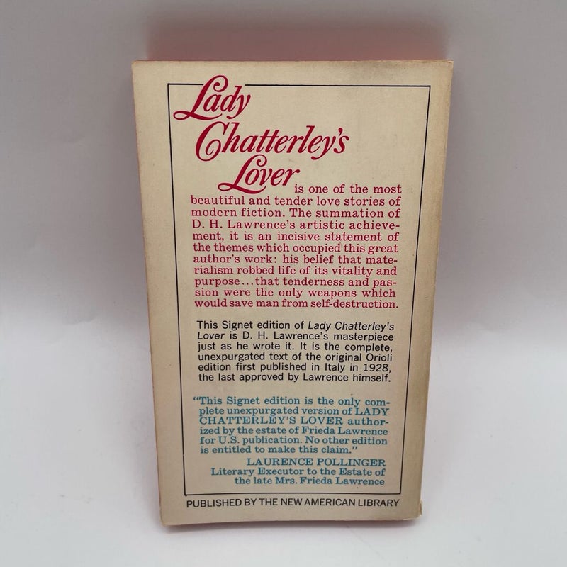 Lady Chatterley’s Lover