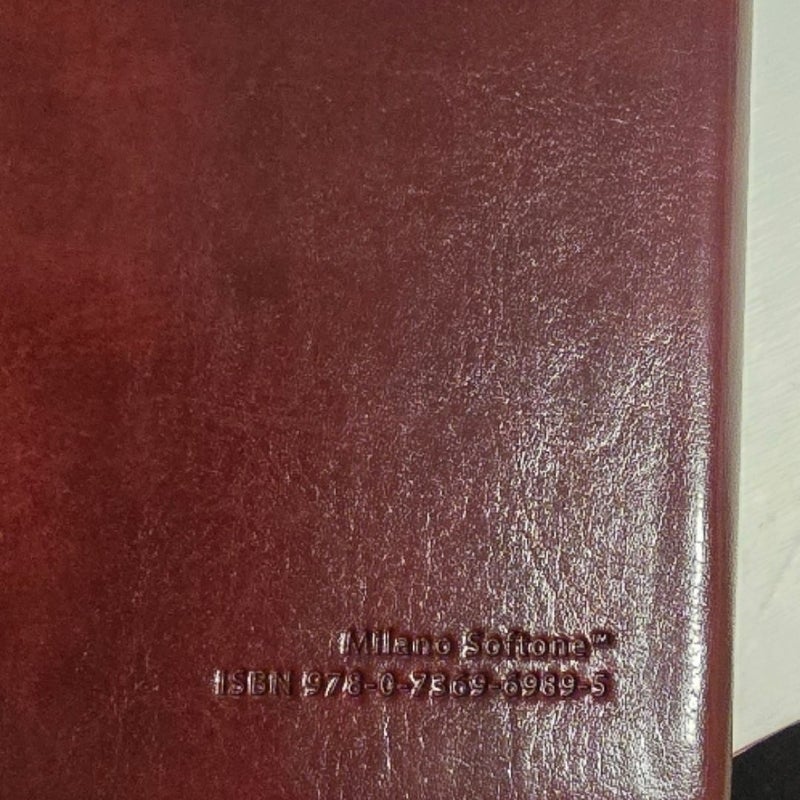 The New Inductive Study Bible (NASB, Milano Softone, Burgundy)