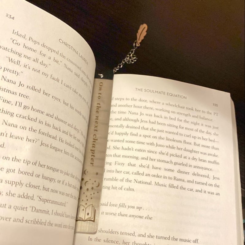 On to the Next Chapter Bookmark