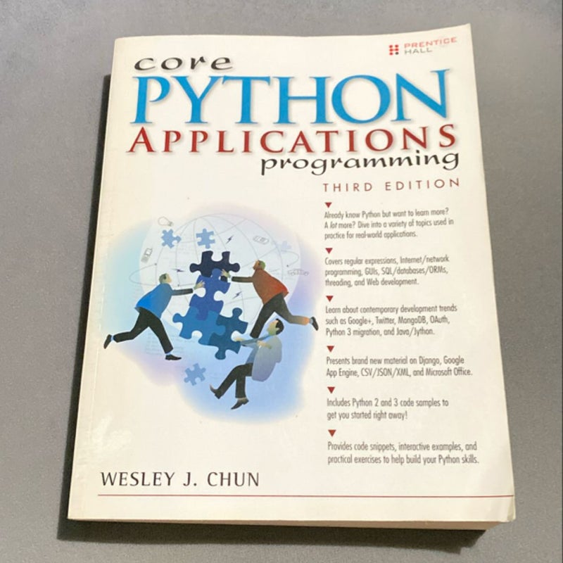 Core Python Applications Programming
