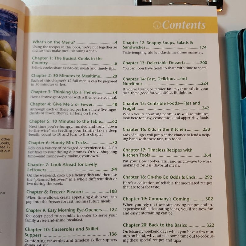 2001 Quick Cooking Annual Recipes