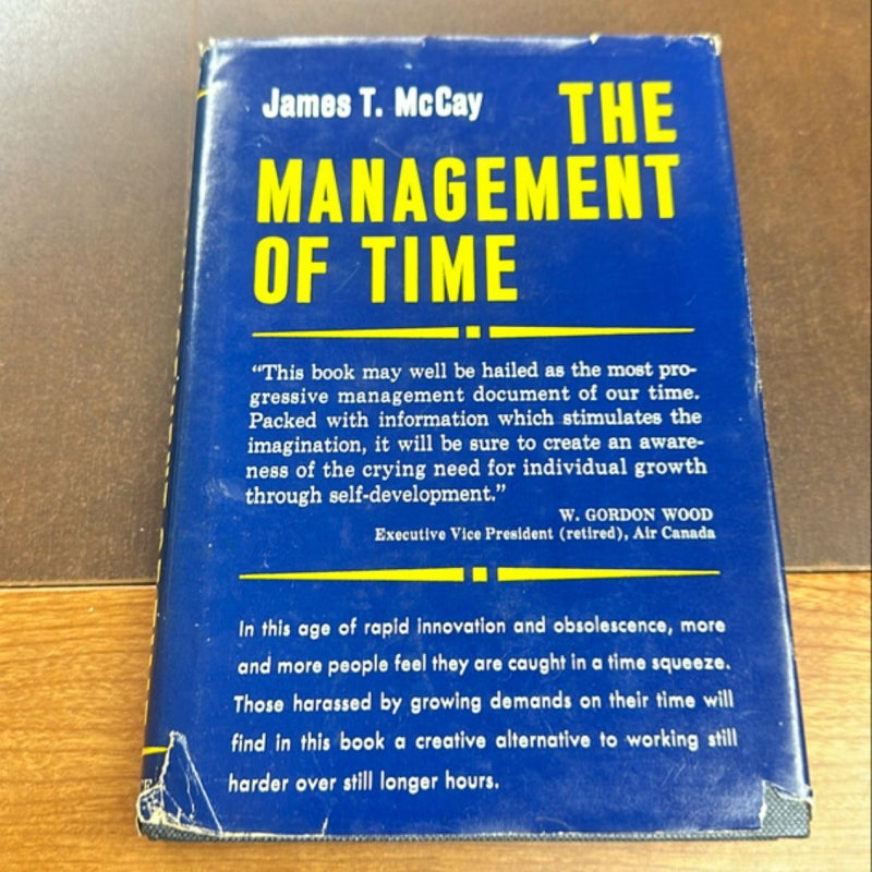 The Management of Time