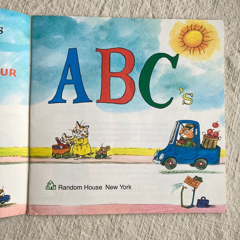 Richard Scarry's Find Your ABC'S (Pictureback® 1973)