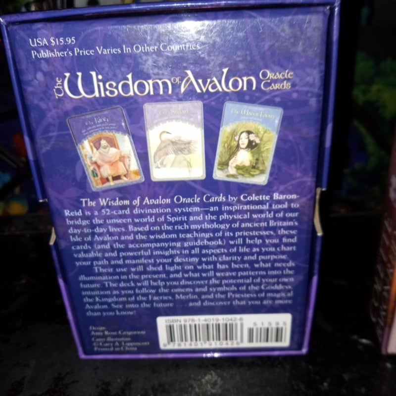 Wisdom of the Hidden Realms Oracle Cards and Wisdom of Avalon