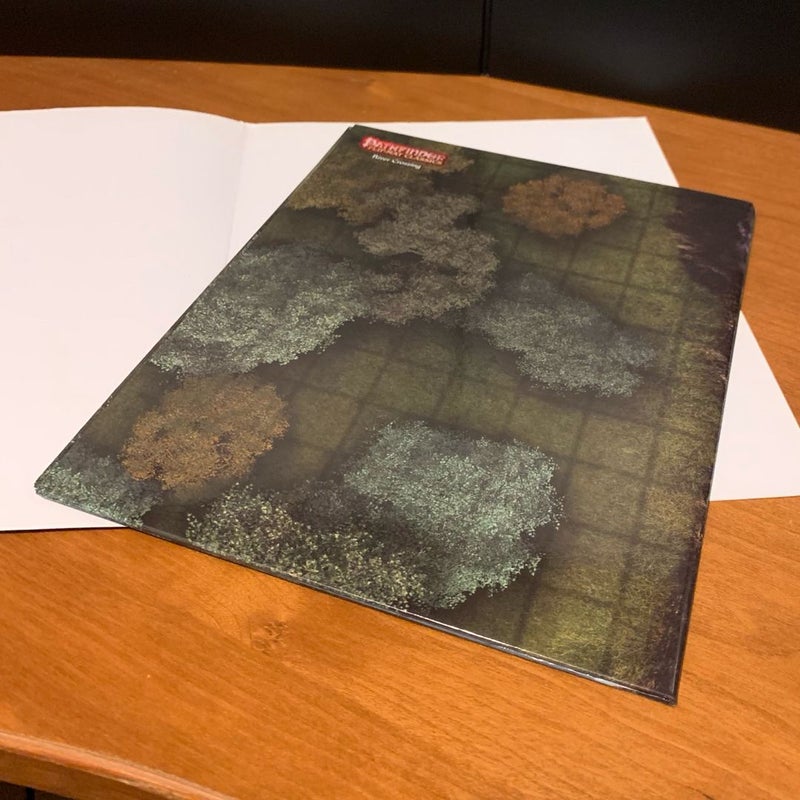 Pathfinder Flip-Mat Classics Lot: Woodlands, Forest, River Crossing, Swamp