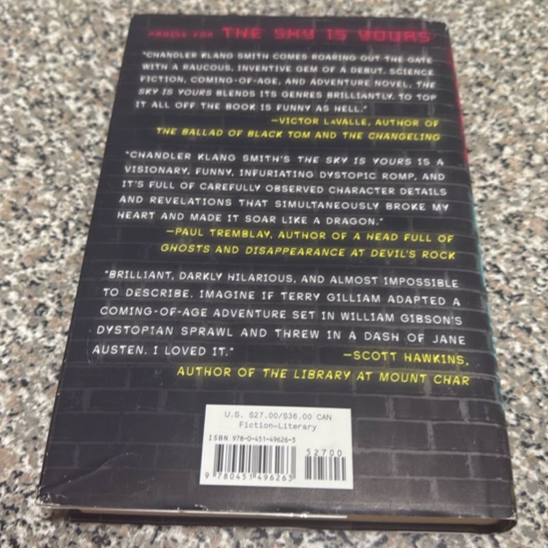 The Sky Is Yours First Edition signed book