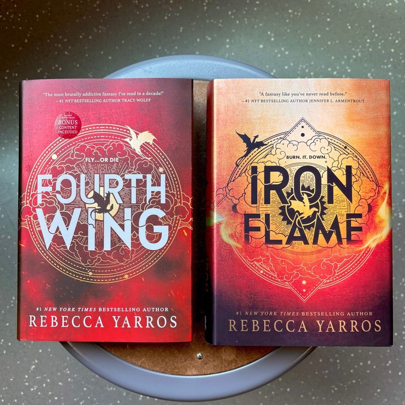 Fourth Wing & Iron Flame special edition set, SPRAYED EDGES