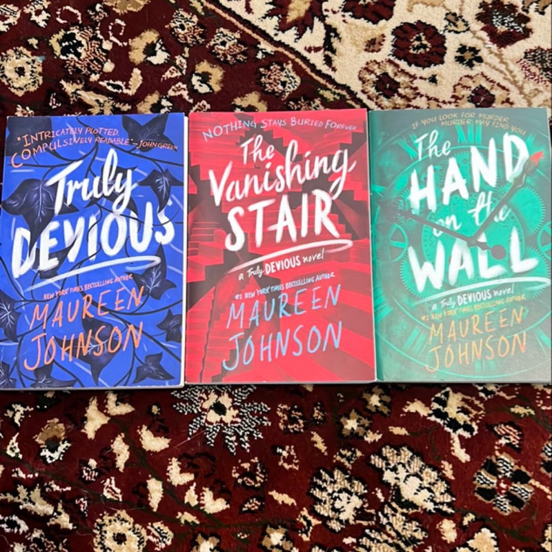 Truly Devious Trilogy (w/ The Vanishing Stair and The Hand on the Wall)