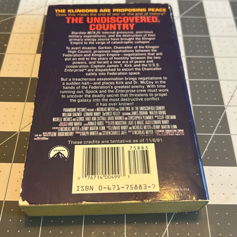 The Undiscovered Country