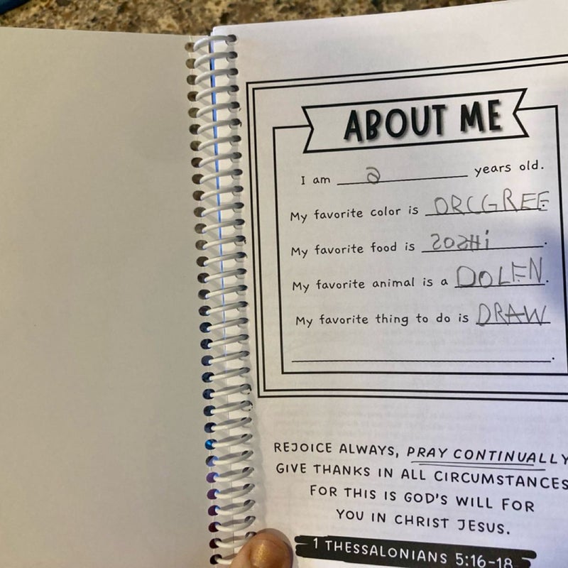 My Prayer Journal: Elementary Age (only cover/title page written on)