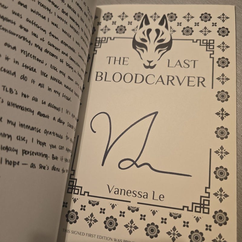 The Last Bloodcarver (Owlcrate Edition)