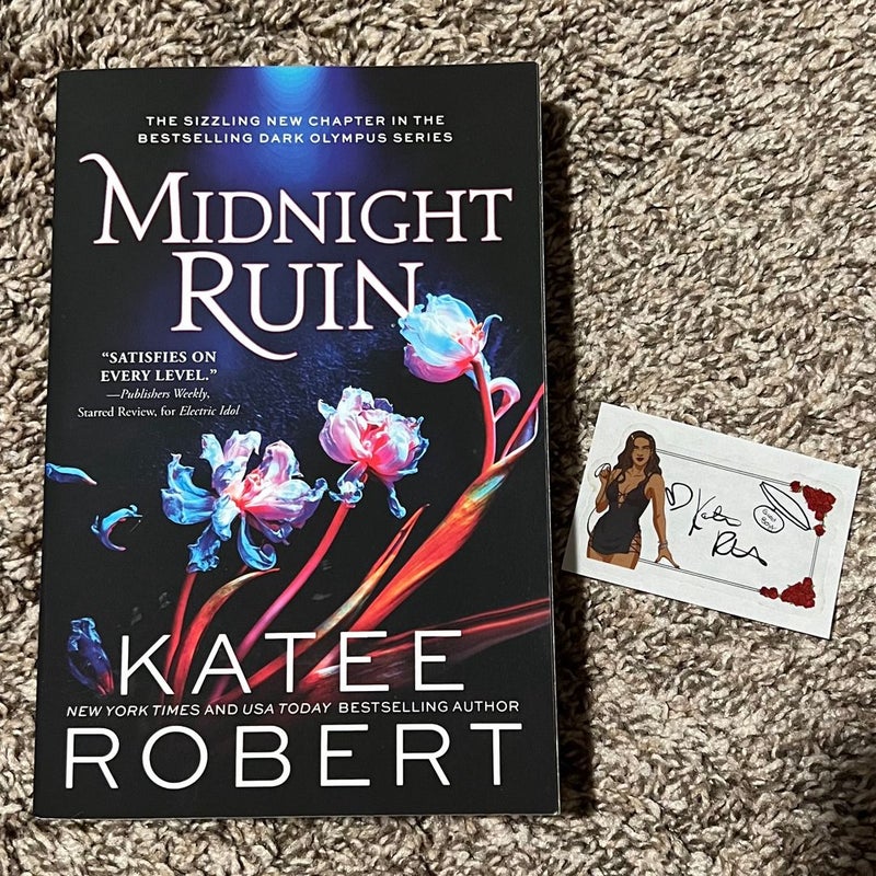 Midnight Ruin with a signed bookplate