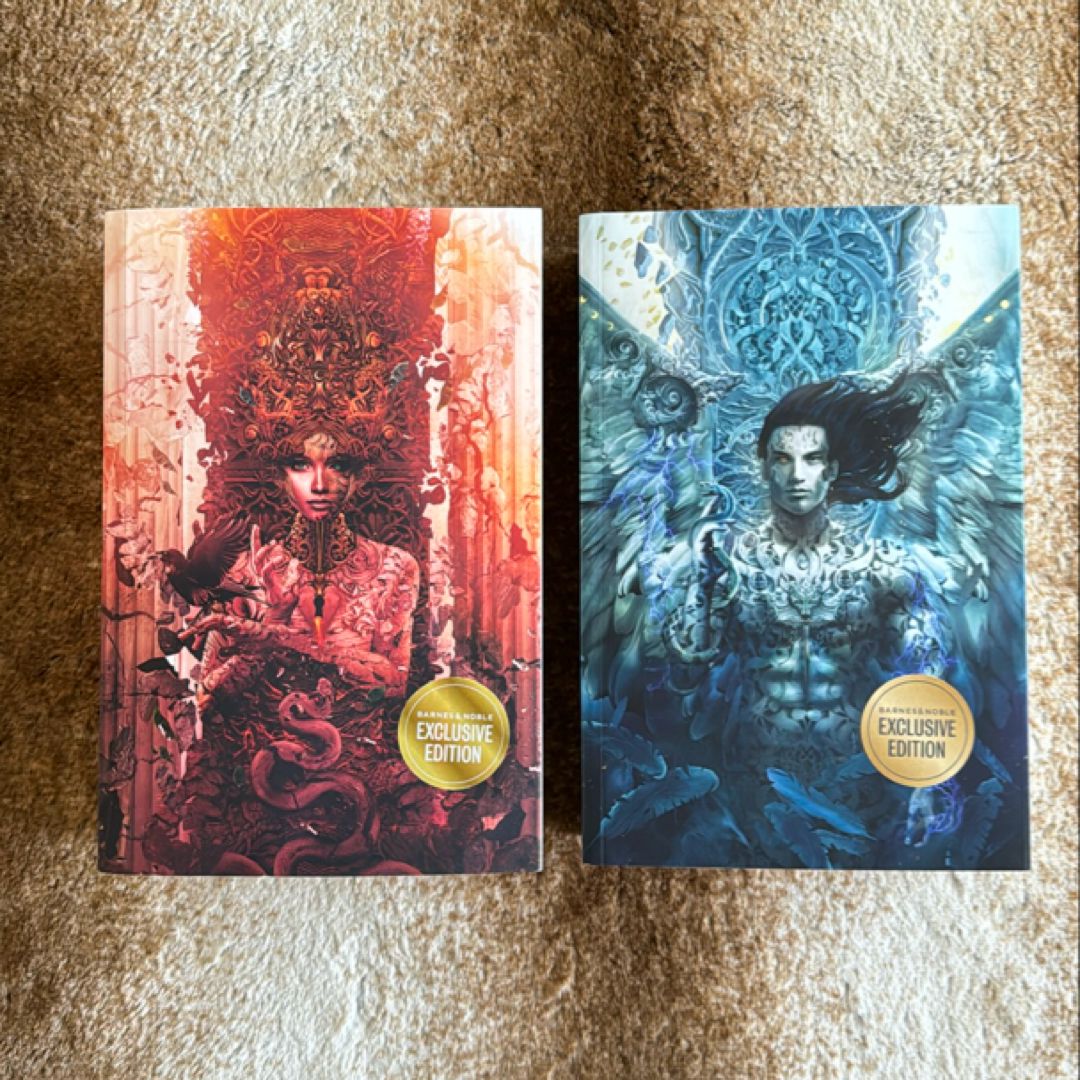 House of Earth and Blood & House of Sky and Breath *Barnes and Noble Exclusive Editions* *First Editions 1st Printings* *Bundle*