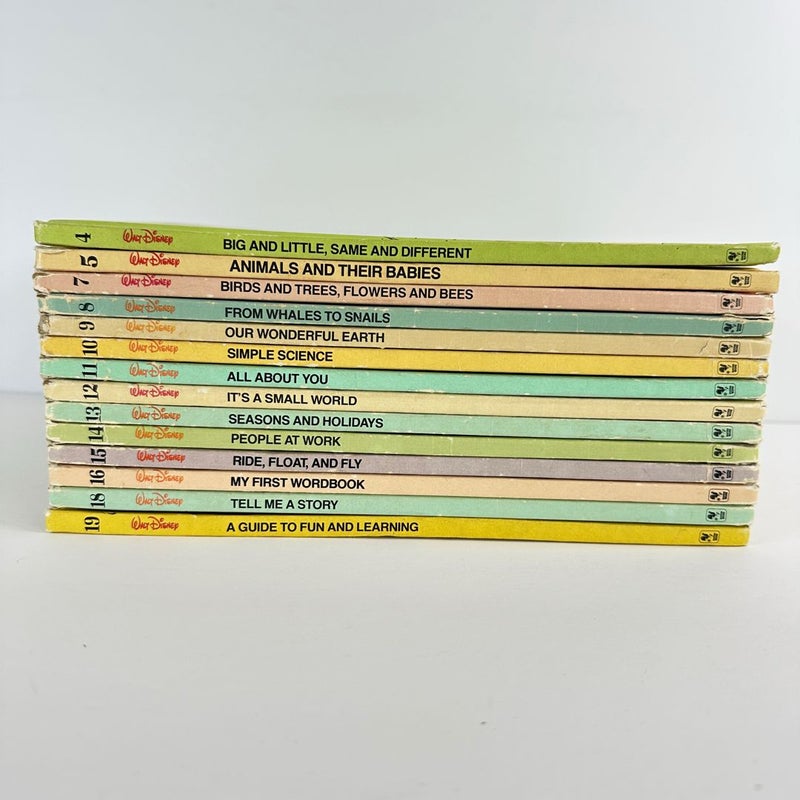 Walt Disney Fun-to-Learn Library Bundle-Lot of 14