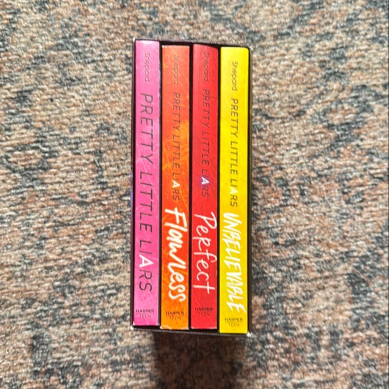 Pretty Little Liars 4-Book Paperback Box Set