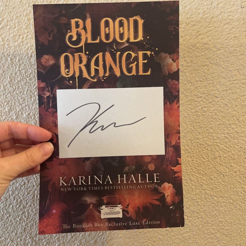 Blood Orange (Bookish Box Special Edition) by Karina Halle, Hardcover ...