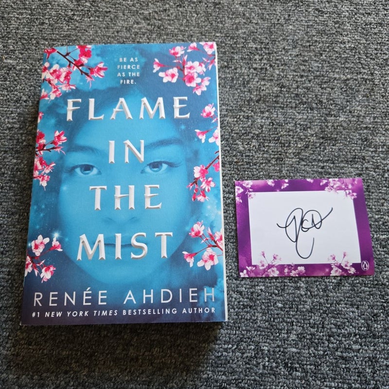 Flame in the Mist with signed book plate!