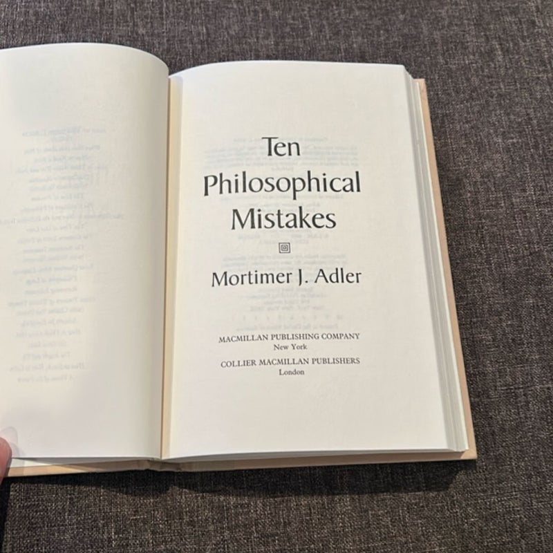 Ten Philosophical Mistakes
