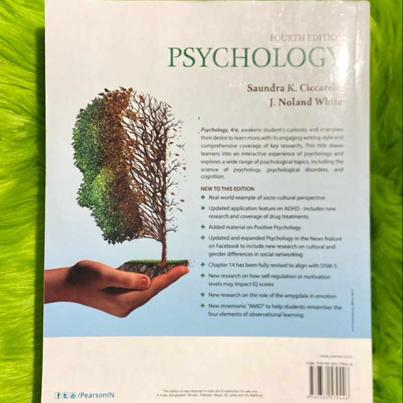 Psychology (Fourth Edition/Pearson)