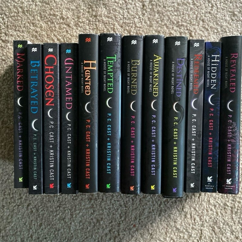 House of Night Series Books 1-12 