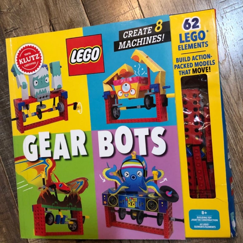 (NEW) Klutz LEGO Gear Bots - 8 Machines to Build & Learn!