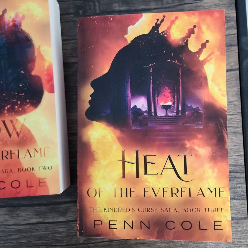 The Kindred's Curse Saga OOP Indie Print Set Spark of the Everflame, Glow of the Everflame, Heat of the Everflame