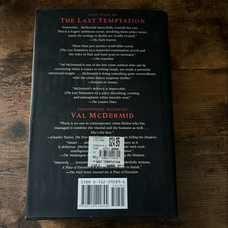 The Last Temptation - Crime Fiction