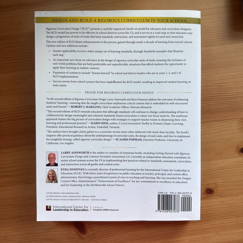Rigorous Curriculum Design