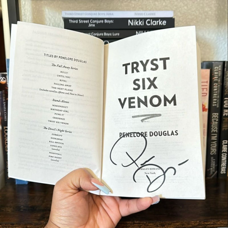 Tryst Six Venom (Signed Copy) 