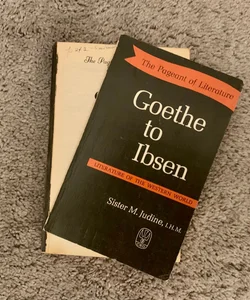 Goethe to Ibsen: The Pageant Of Literature