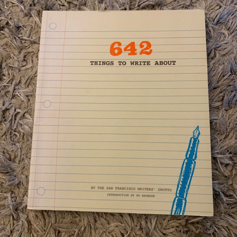 642 Things to Write About