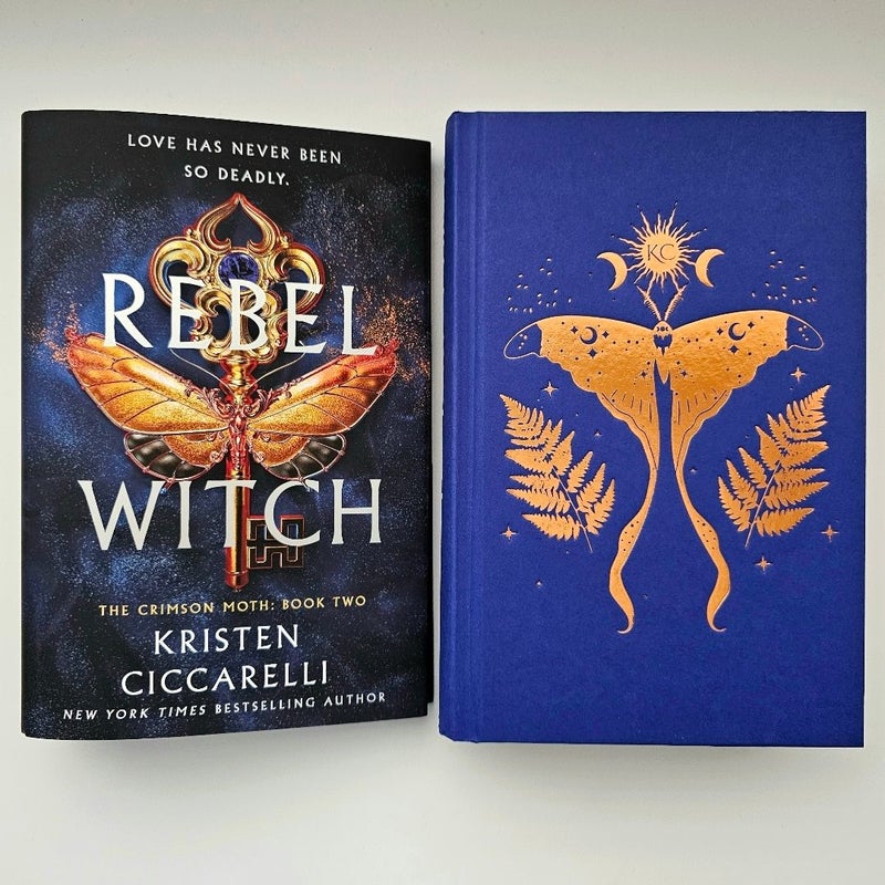 Rebel Witch (Crimson Moth Book 2) by Kristen Ciccarelli Barnes & Noble Exclusive NEW