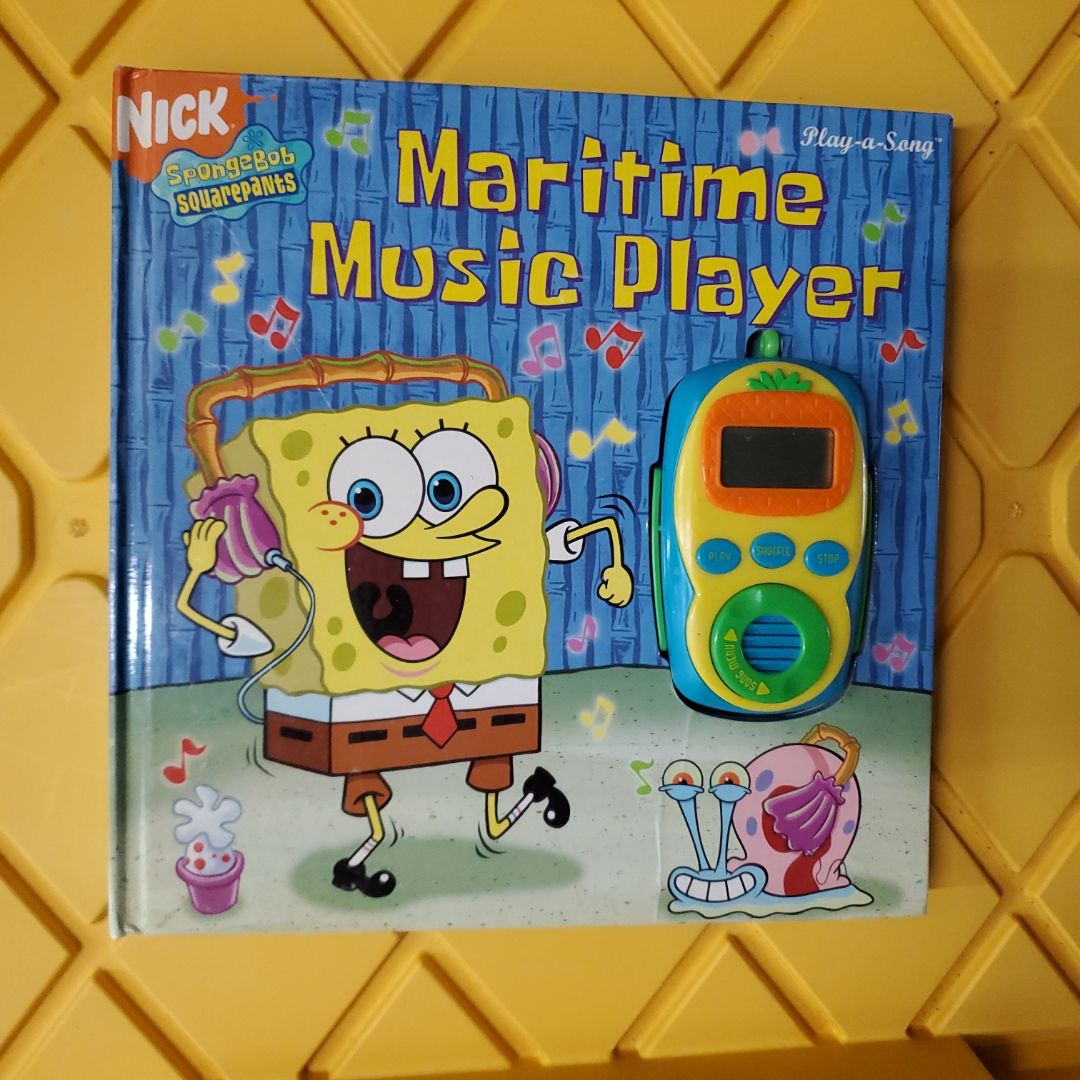 Spongebob Maritme Digital Music Player Bk